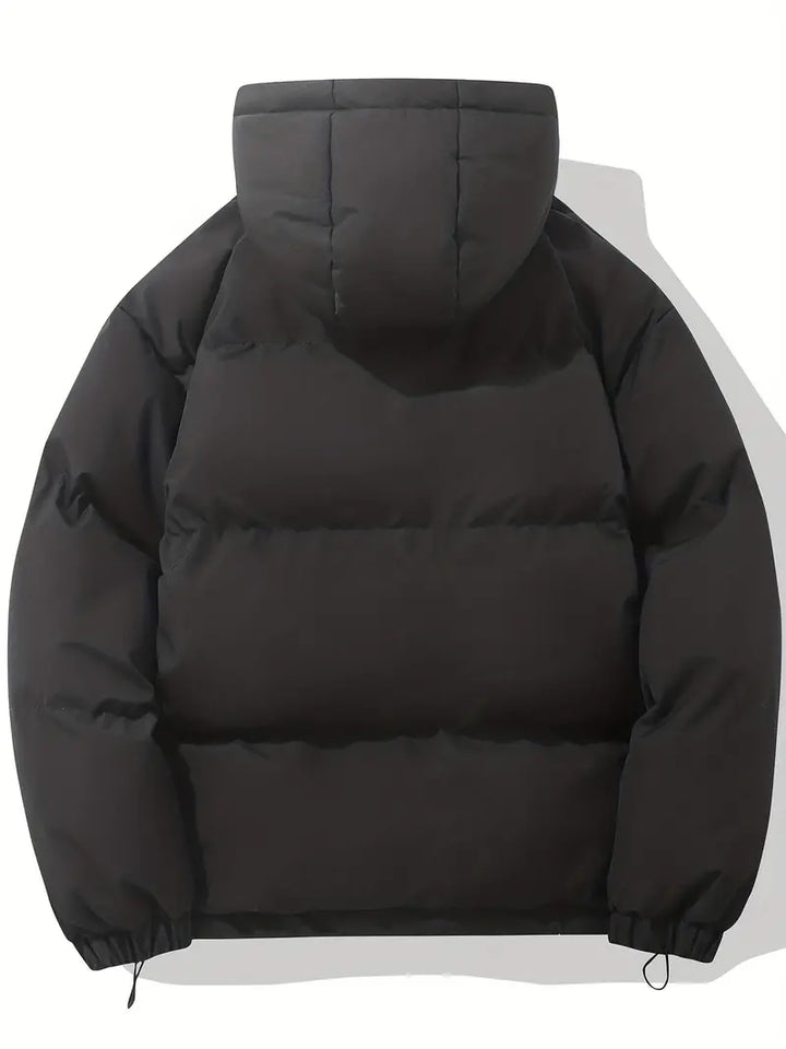 Women's Quilted Puffer Jacket with Stand Collar