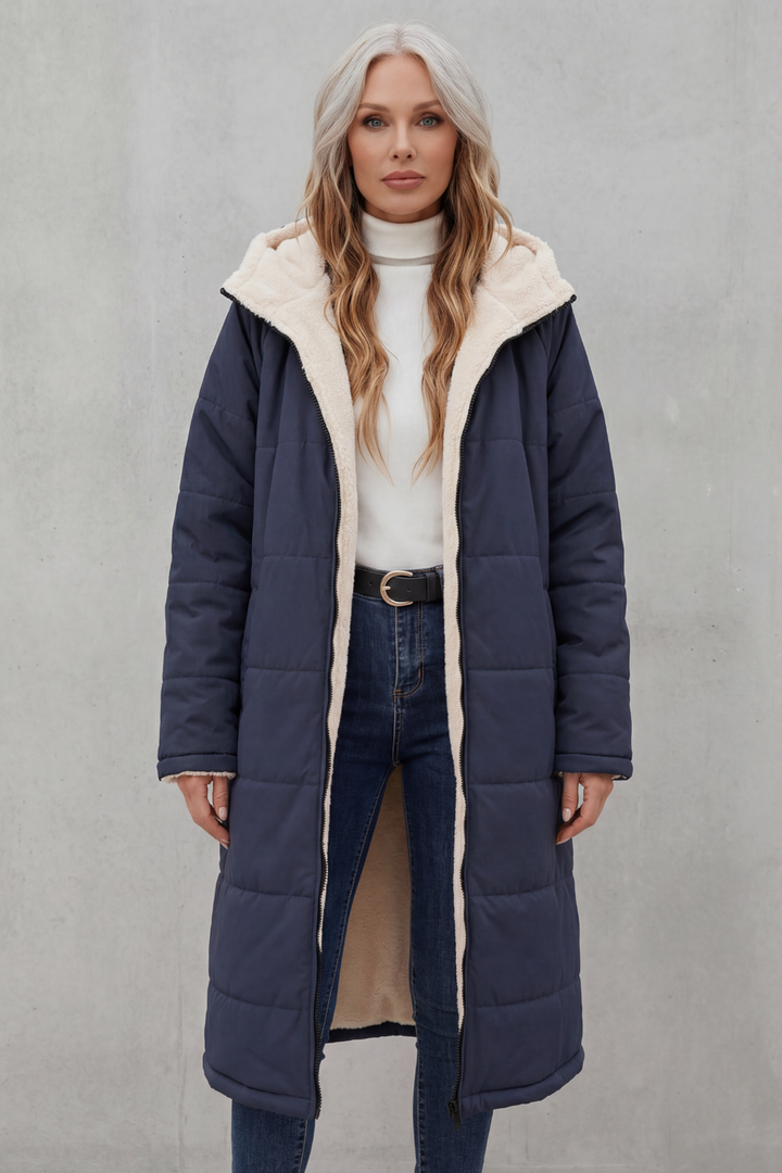 Women's Fleece Coat for Everyday Comfort – Delphine