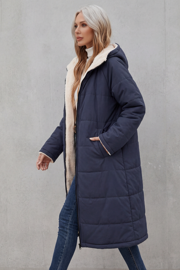 Women's Fleece Coat for Everyday Comfort – Delphine