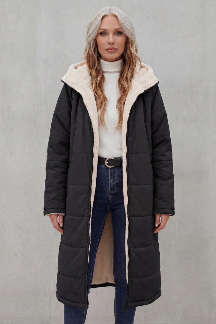 Women's Fleece Coat for Everyday Comfort – Delphine