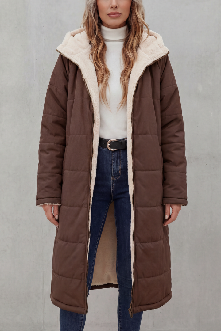 Women's Fleece Coat for Everyday Comfort – Delphine