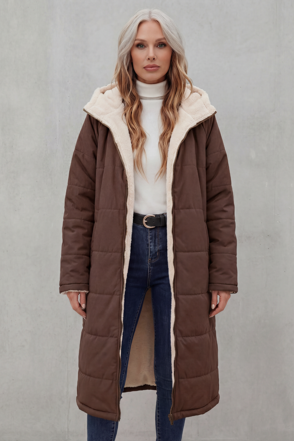 Women's Fleece Coat for Everyday Comfort – Delphine