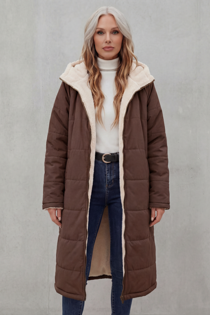 Women's Fleece Coat for Everyday Comfort – Delphine