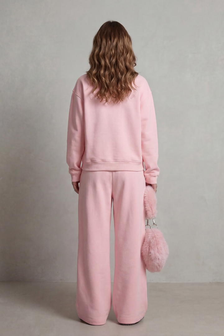 Women's Half-Zip Sweatshirt and Trouser Co-ord Set - Hortensienne