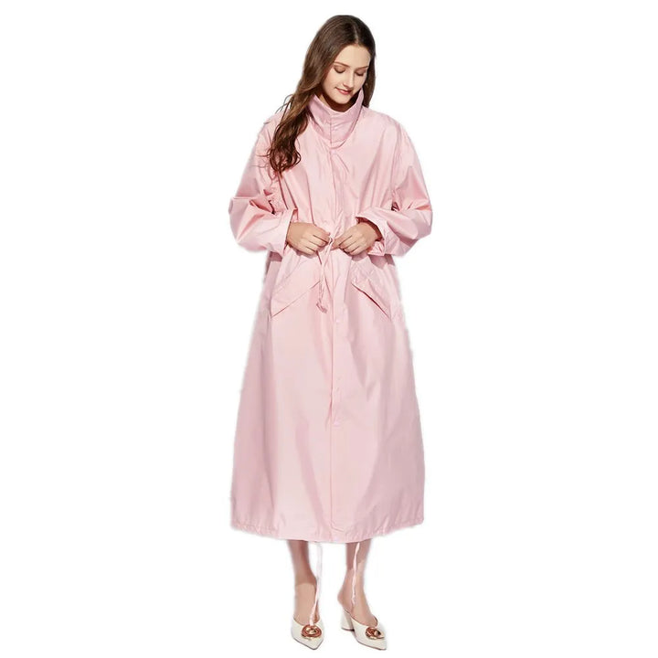Women's Longline Waterproof Rain Poncho - Amaline