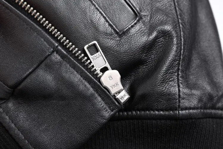 Oslo Leather Bomber Jacket
