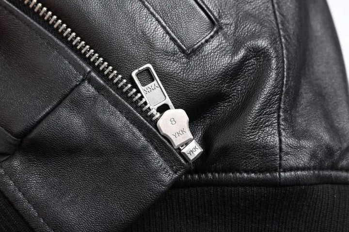 Oslo Leather Bomber Jacket