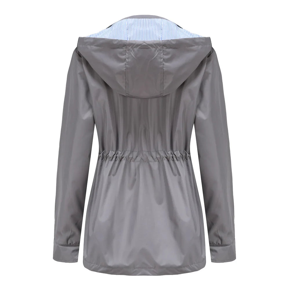 Women's Hooded Waterproof Jacket - Marisenne