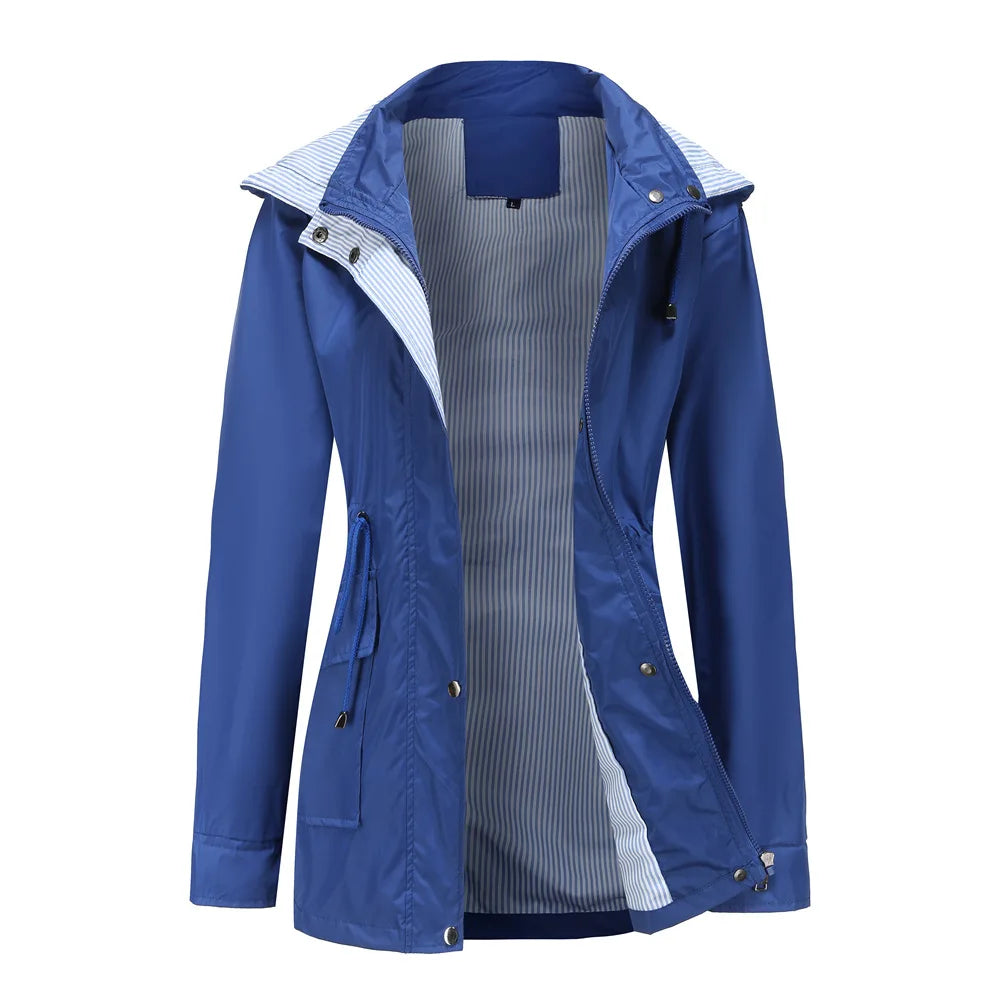 Women's Hooded Waterproof Jacket - Marisenne