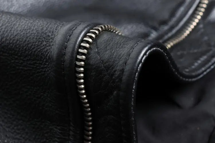 Oslo Leather Bomber Jacket