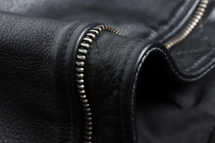 Oslo Leather Bomber Jacket