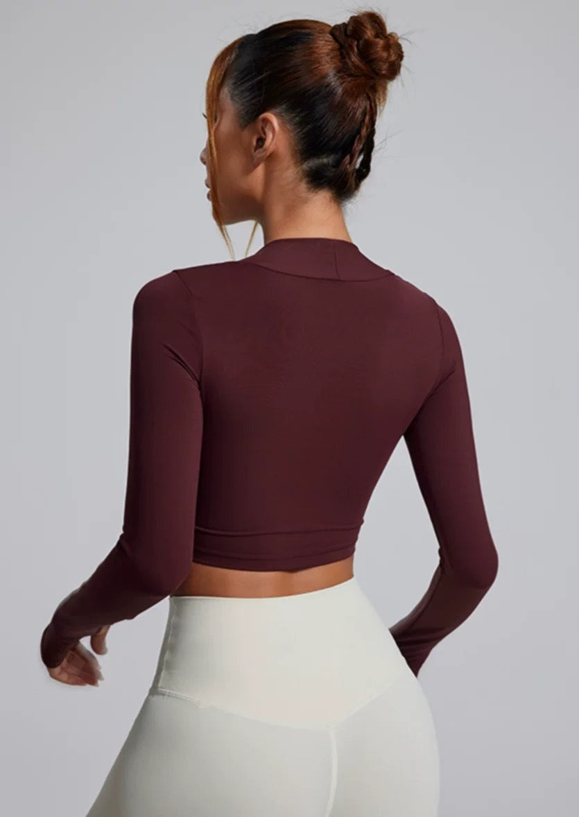 Long Sleeve T-shirt - Integrated bra - Lola