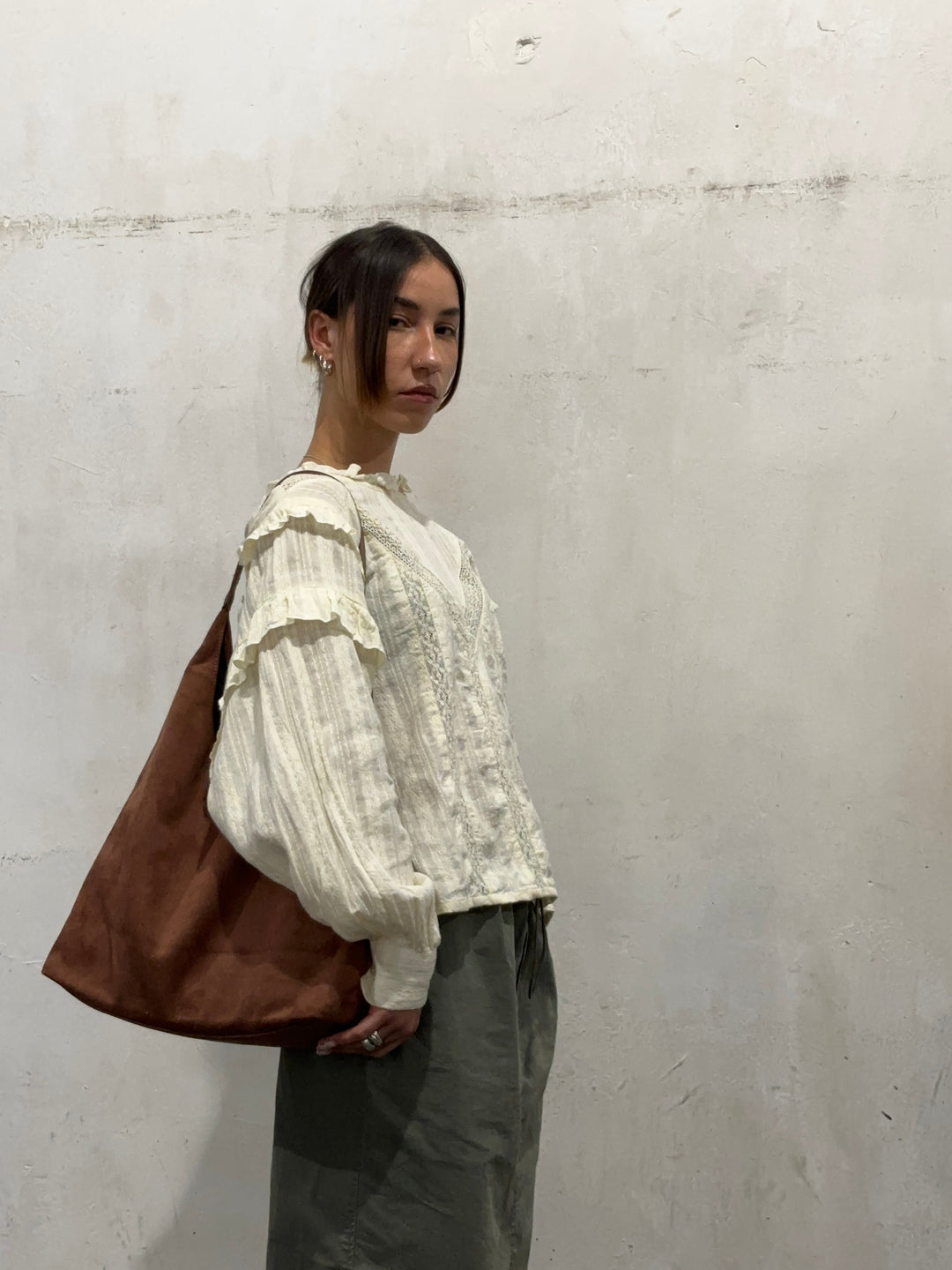 Quinn Suede Daily Tote