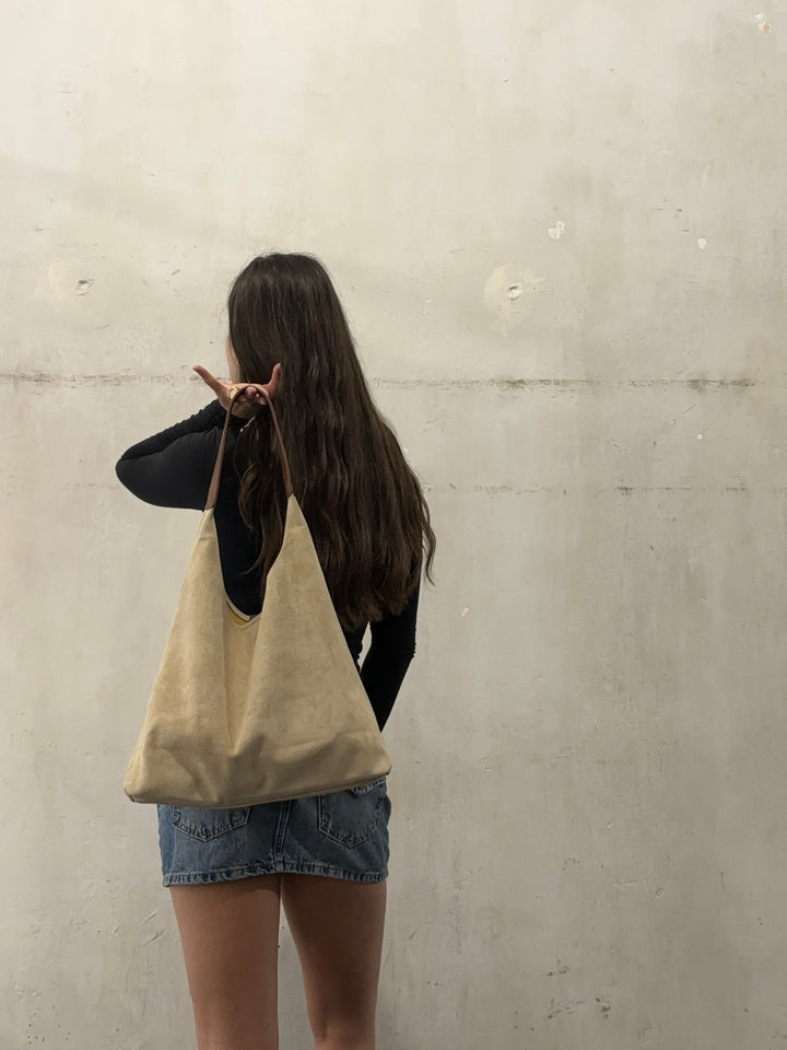 Quinn Suede Daily Tote