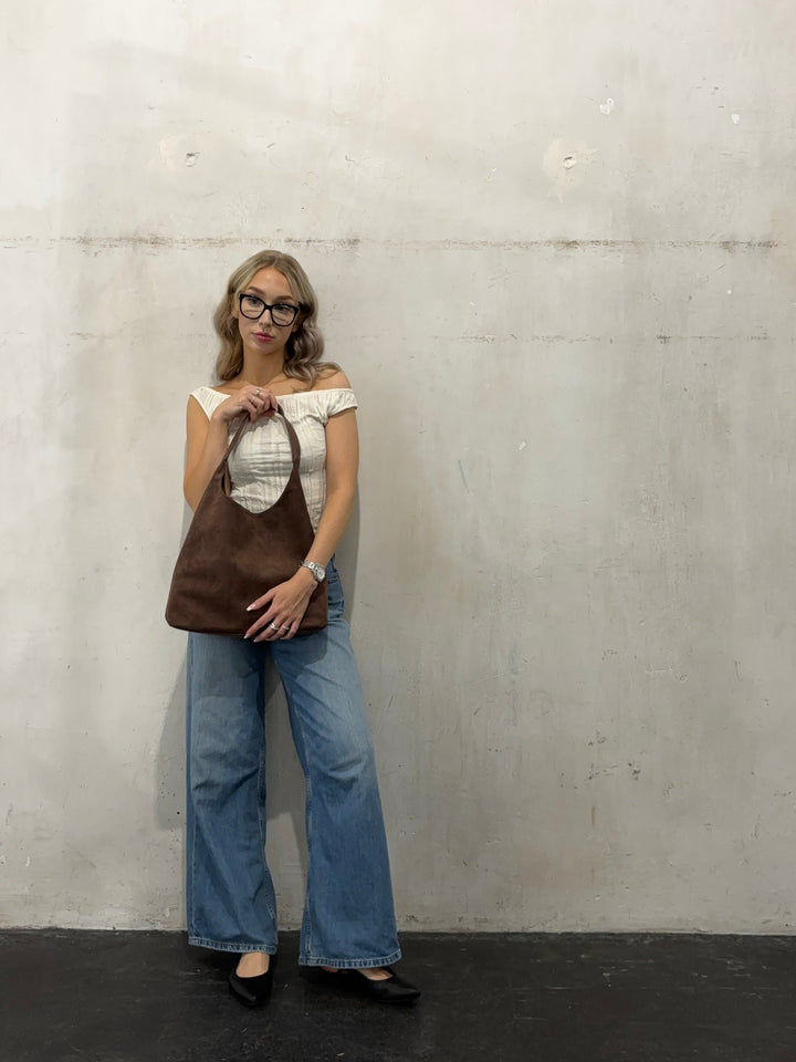 Quinn Suede Daily Tote