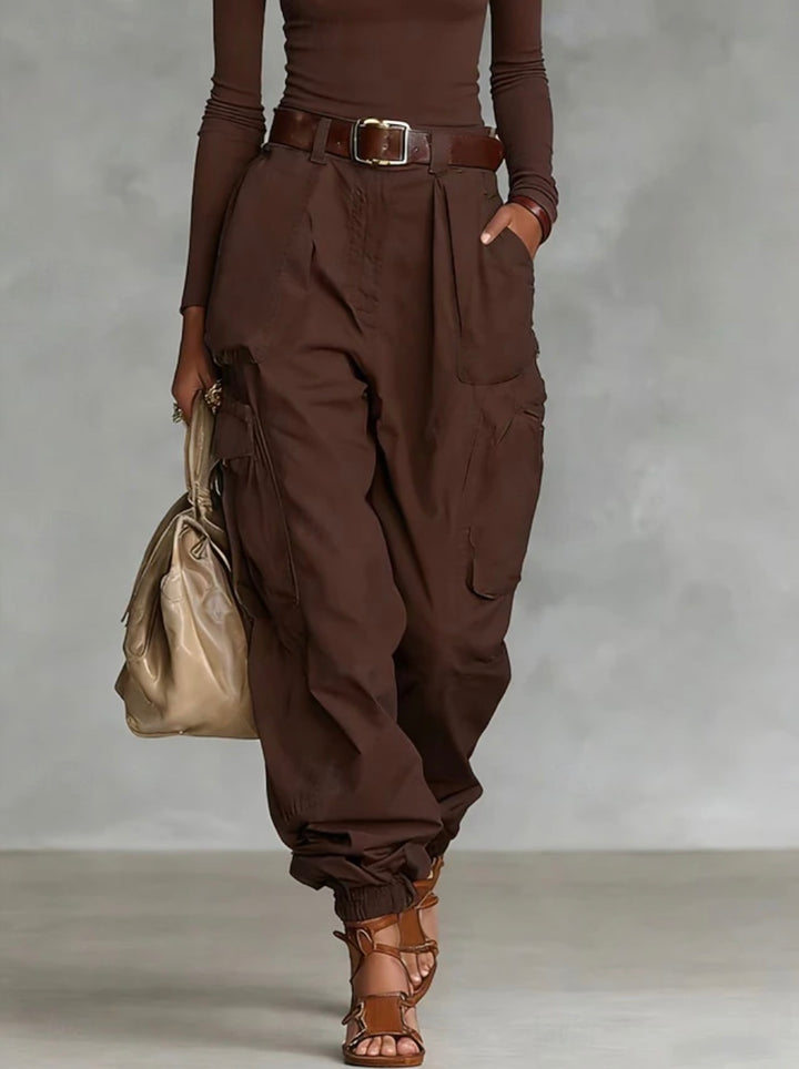Gracia | Multi-Pocket Cargo Pants
