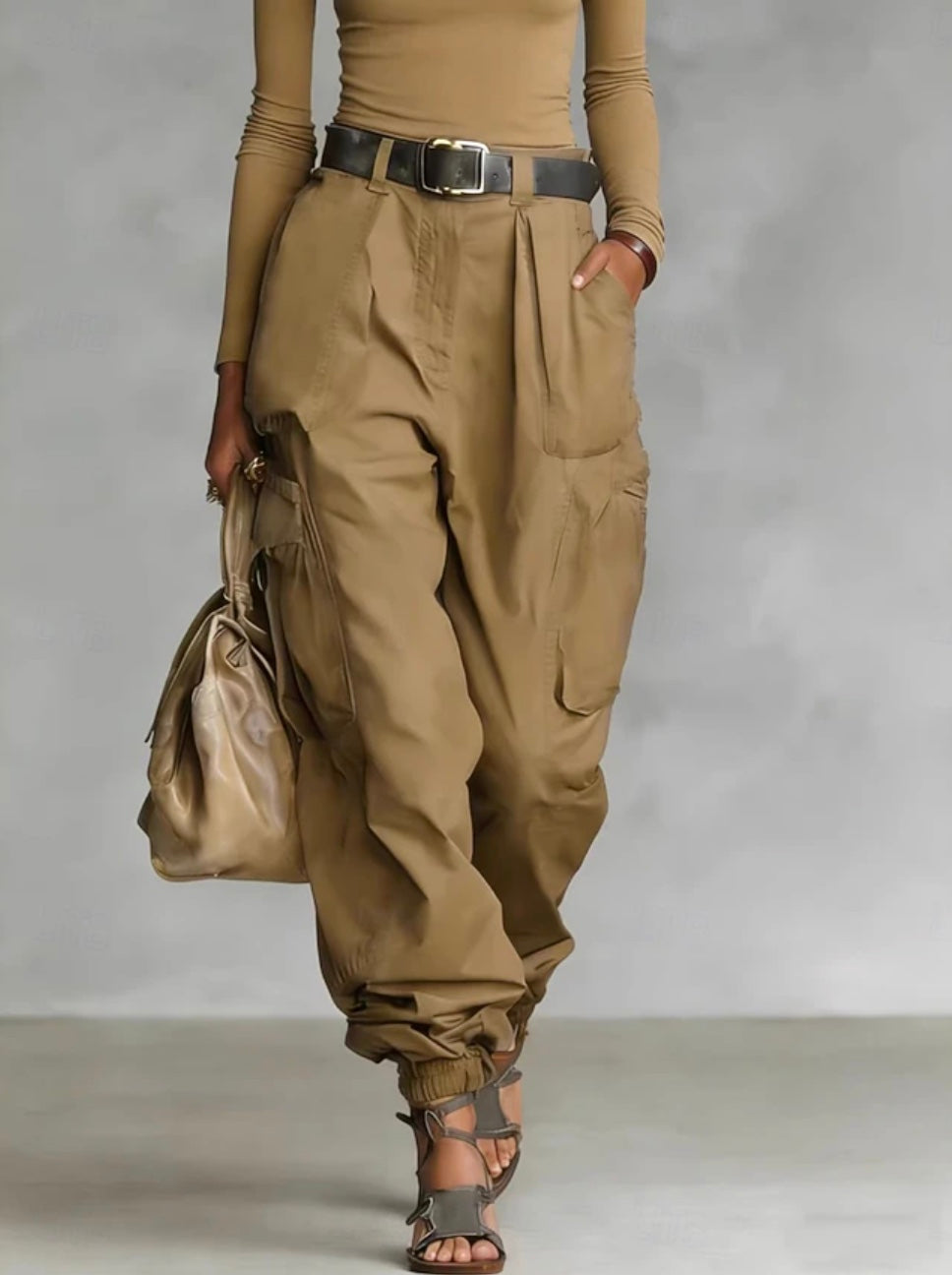 Gracia | Multi-Pocket Cargo Pants