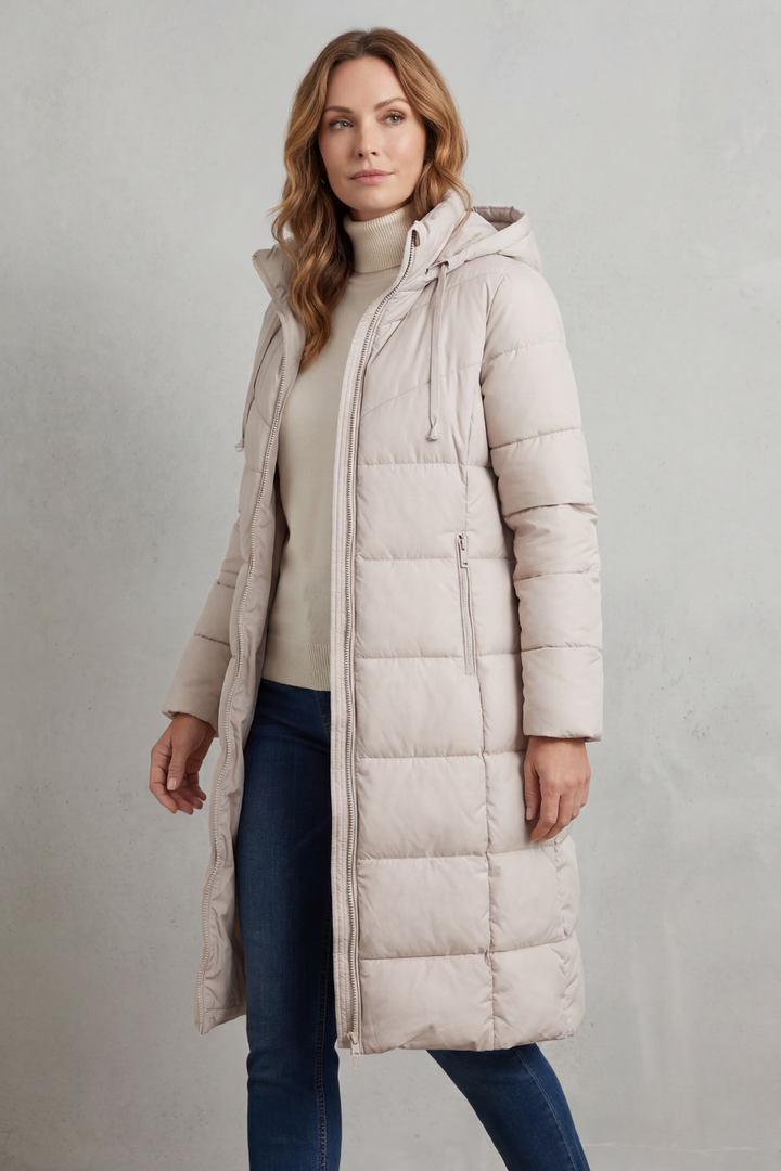 Women's Cozy Longline Puffer Jacket – Clover