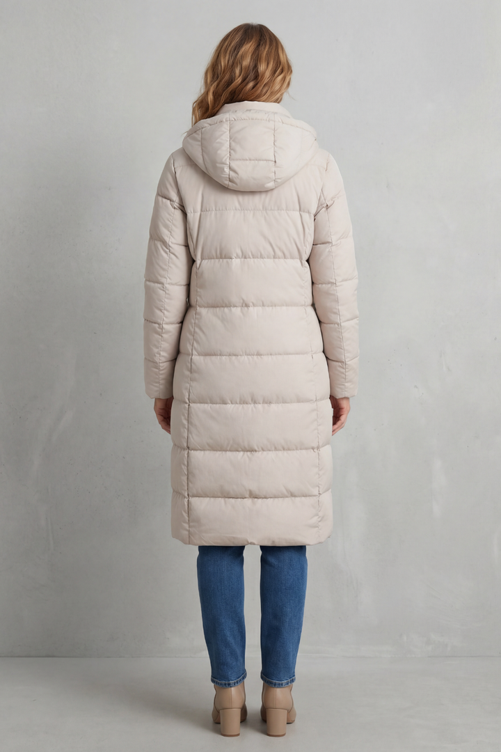 Women's Cozy Longline Puffer Jacket – Clover