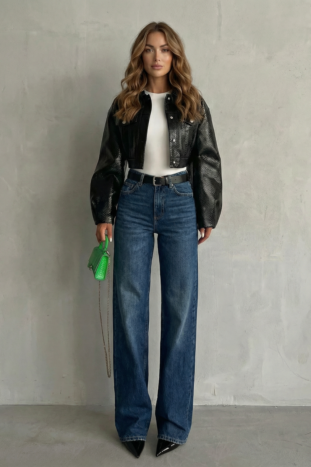 Women's Mid Rise Straight Leg Jeans in Light Wash - Rosalvie