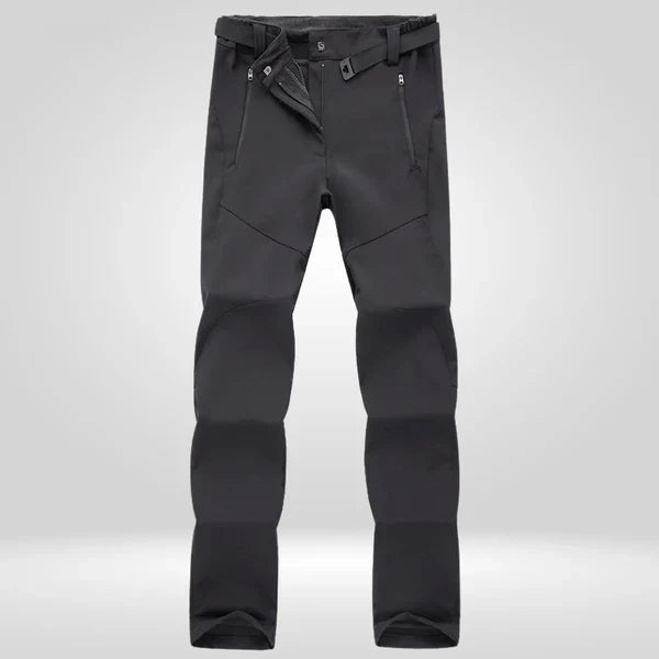 Women's softshell walking trousers Tilly in Black – front view