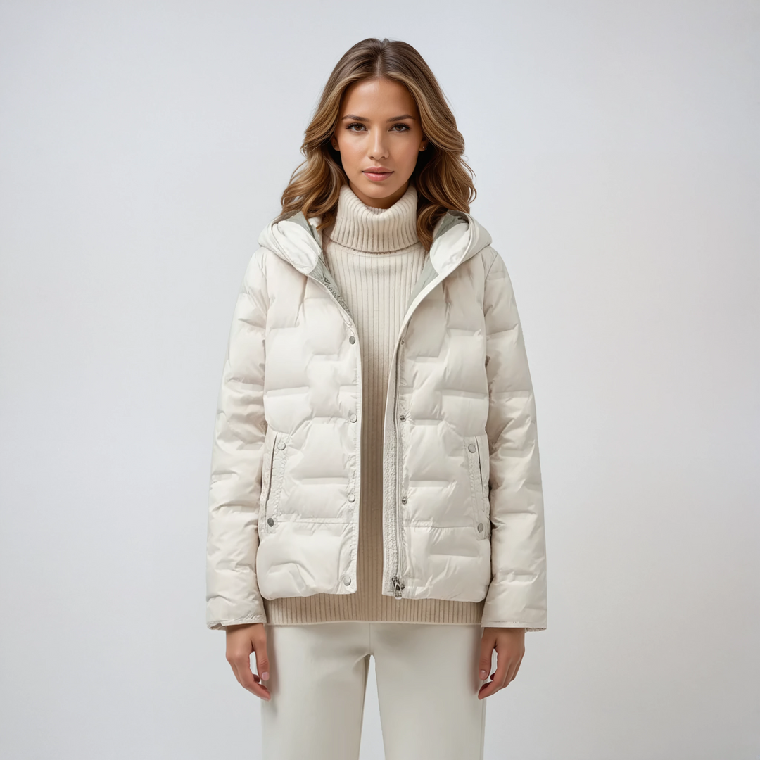 Livia | Quilted Hooded Winter Jacket