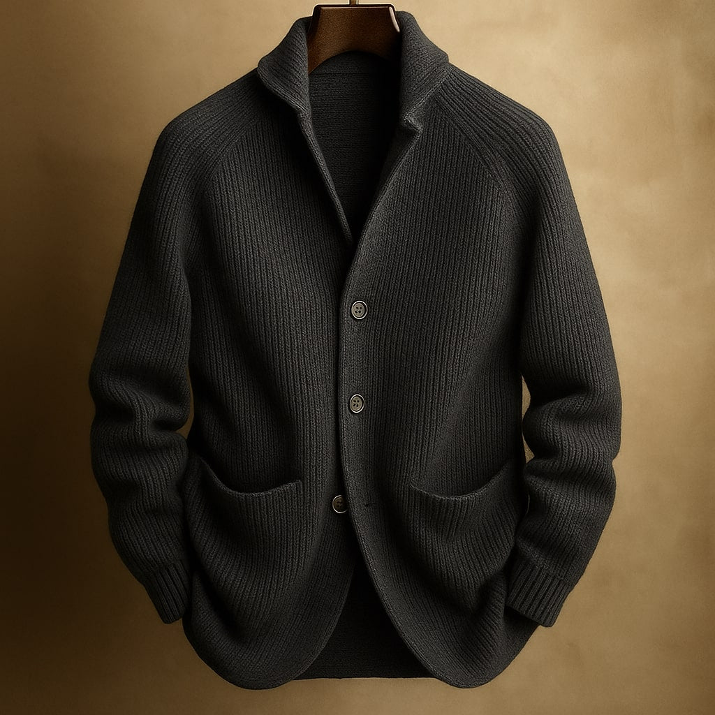 Hugo | Ribbed wool cardigan