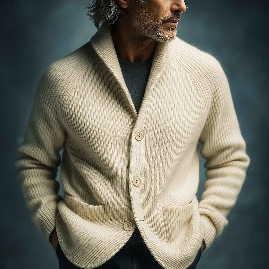 Hugo | Ribbed wool cardigan
