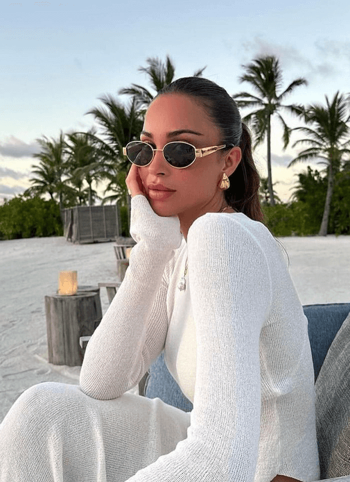 Capri Elegant Sunglasses With UV400