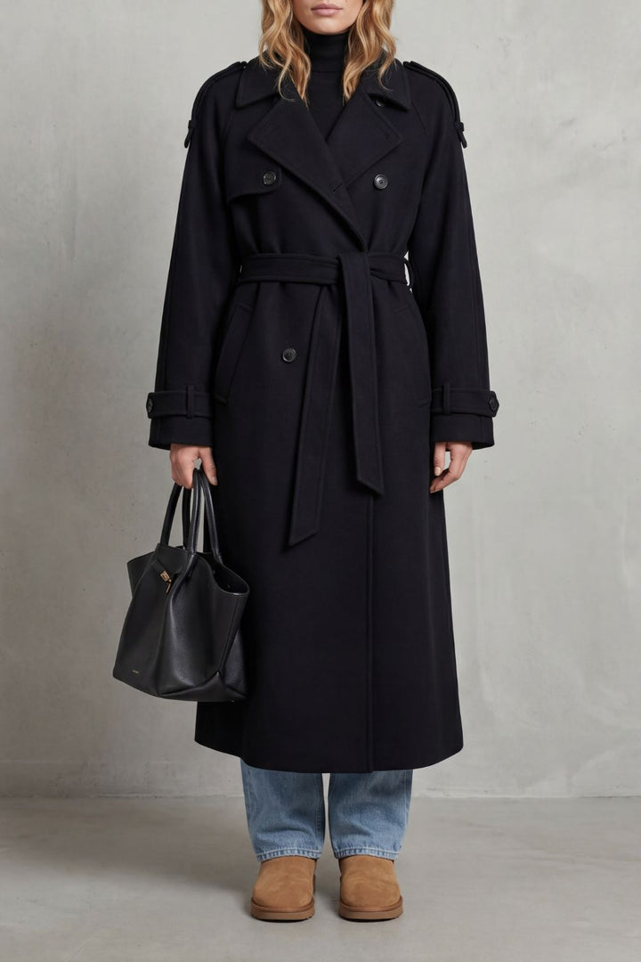 Women's Oversized Wool Trench Coat – Saoirse