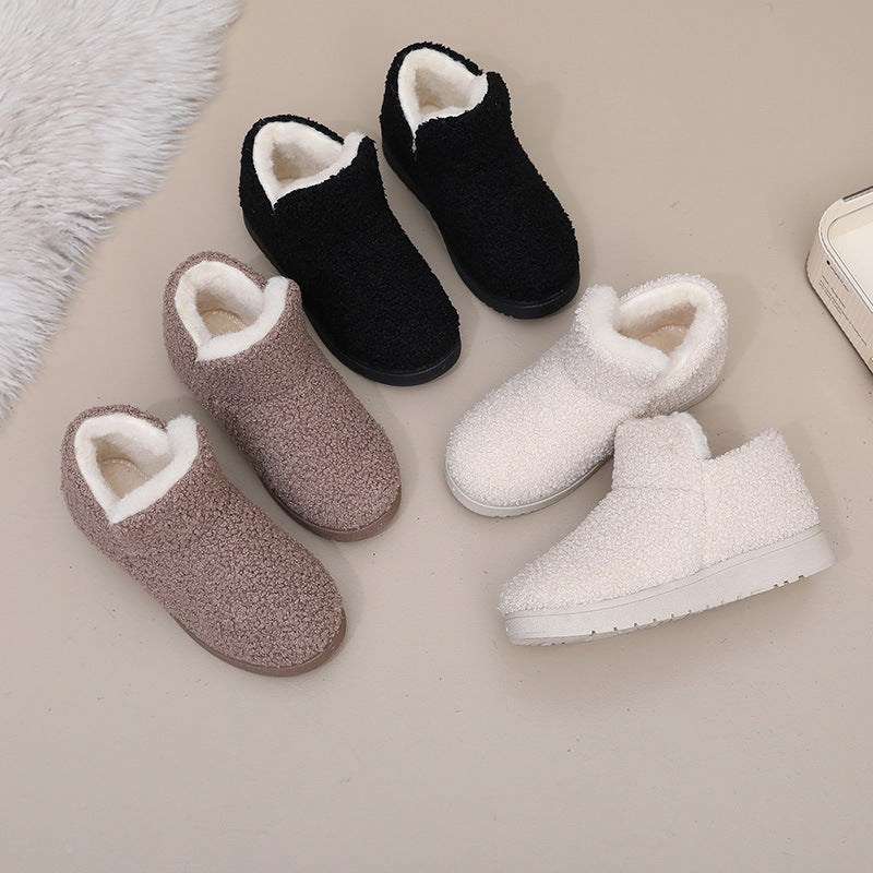Women's slipper boots Sybil in Black, Khaki and Cream – colour range view