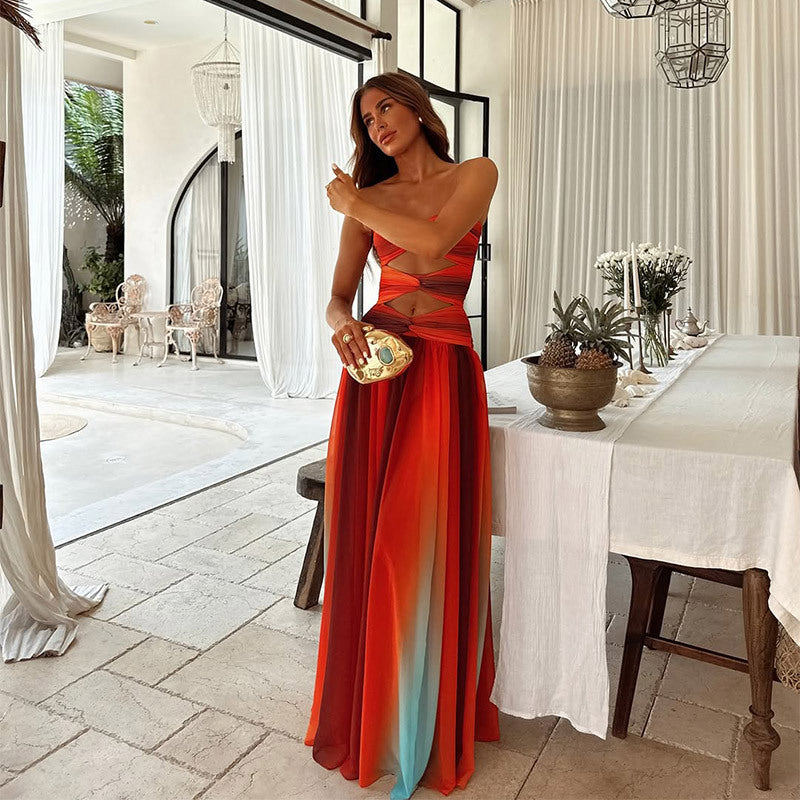 Laney | Strapless Maxi Dress