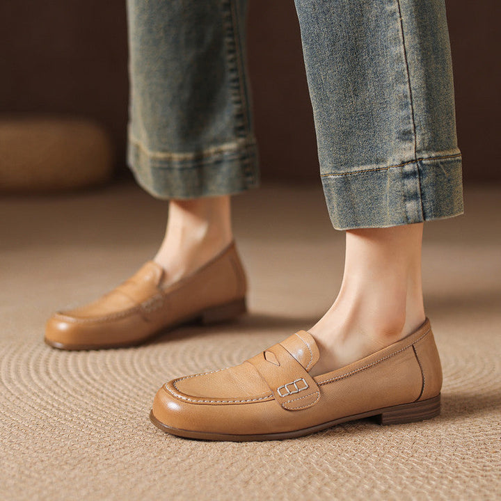 Women's Leather Penny Loafers – Galea