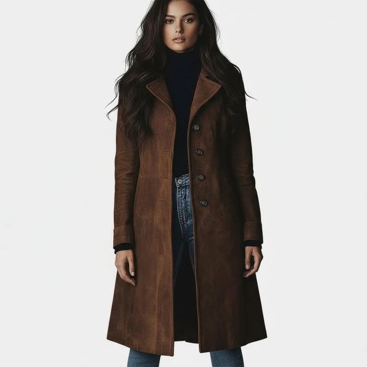 Giulia - Long Suede Coat
