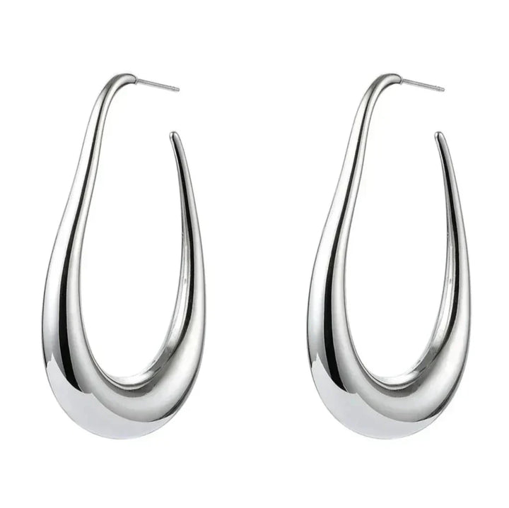Avery Drop Hoop Earrings