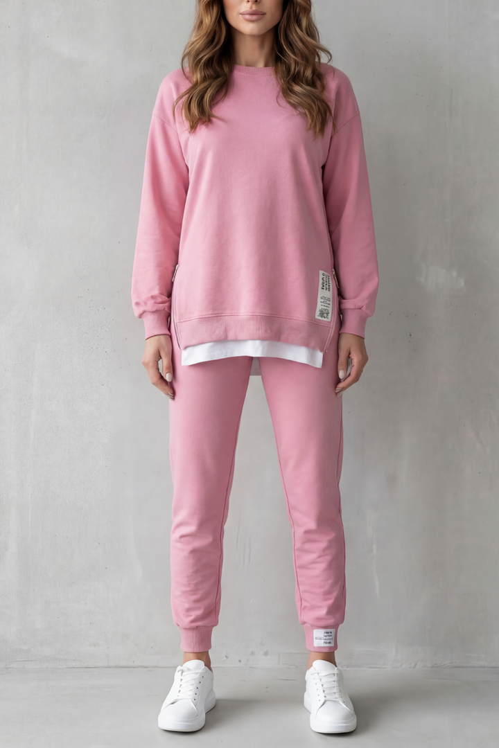 Women's Balloon Sleeve Top and Jogger Co-ord Set - Giselienne