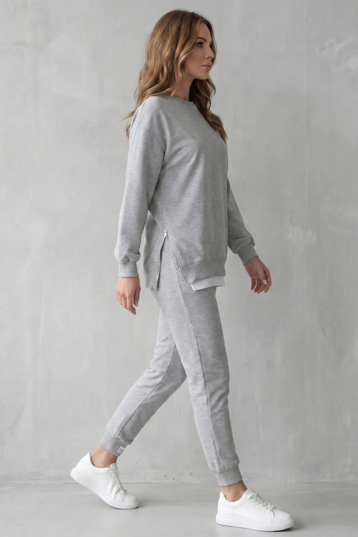 Women's Balloon Sleeve Top and Jogger Co-ord Set - Giselienne