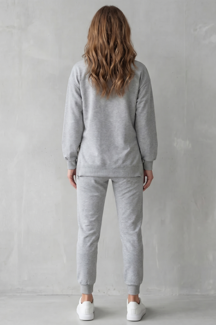 Women's Balloon Sleeve Top and Jogger Co-ord Set - Giselienne