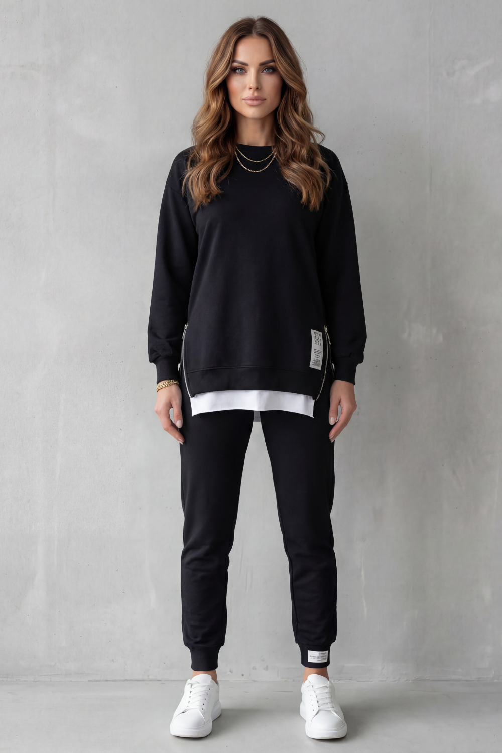 Women's Balloon Sleeve Top and Jogger Co-ord Set - Giselienne