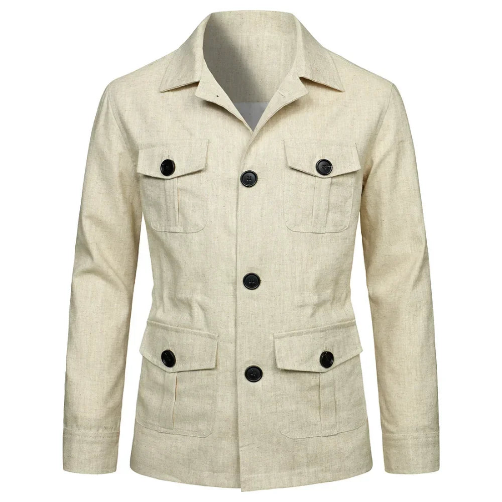 Men's Linen Safari Jacket – Ellsworth