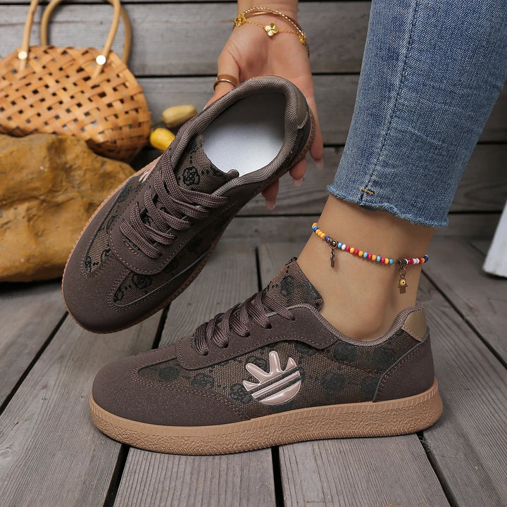 Women's Leopard Print Platform Sneakers – Odette