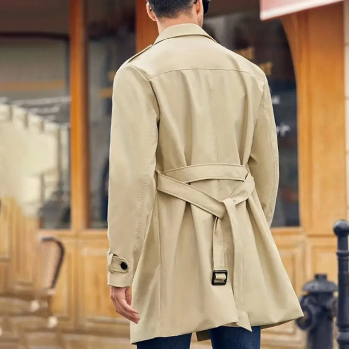 Men's Mid-Length Classic Trench Coat – Cornelius
