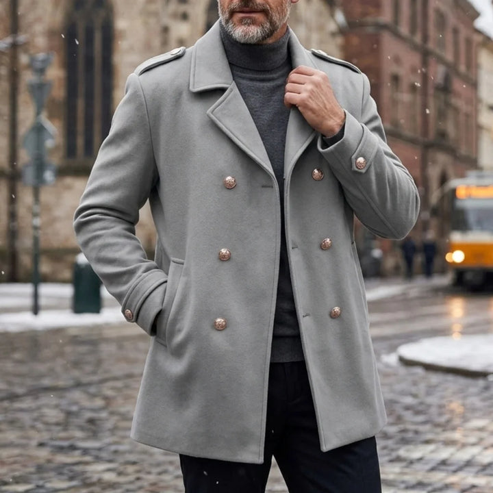 Men's Double Breasted Winter Coat – Alistair