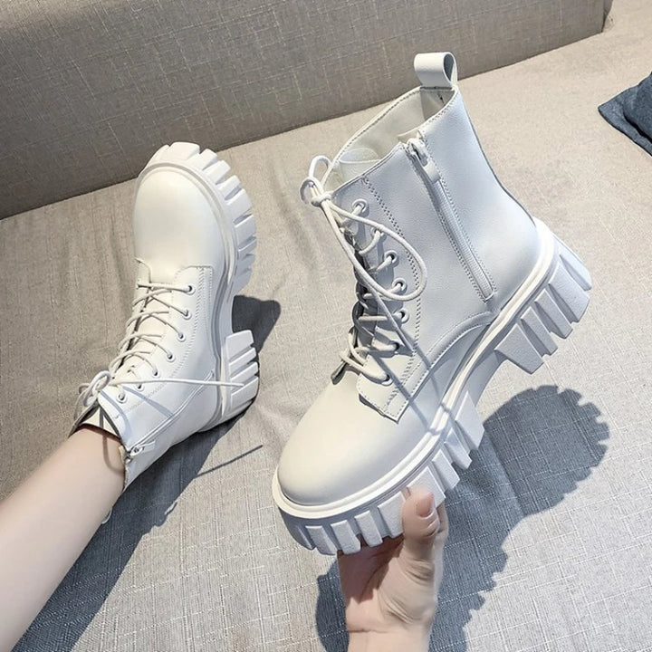 Women's Non-Slip Leather Walking Boots – Aldrienne