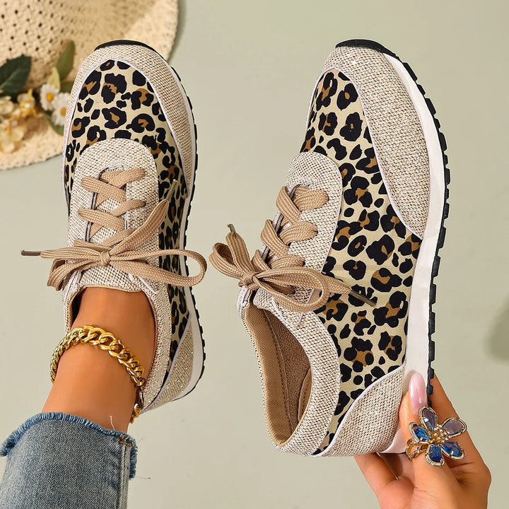 Women's Lace-Up Platform Wedge Sneakers – Marigold