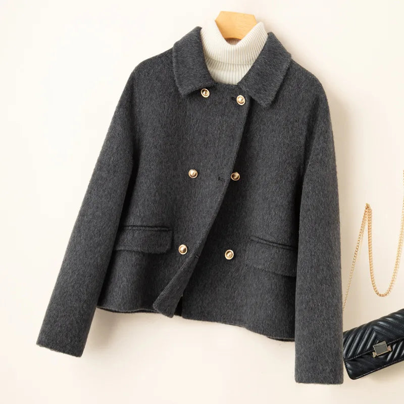 Women's Double-Faced Cashmere Coat – Eloise