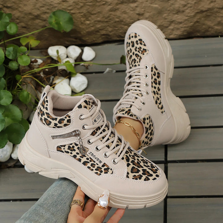 Women's Leopard Platform Sneakers – Penelope