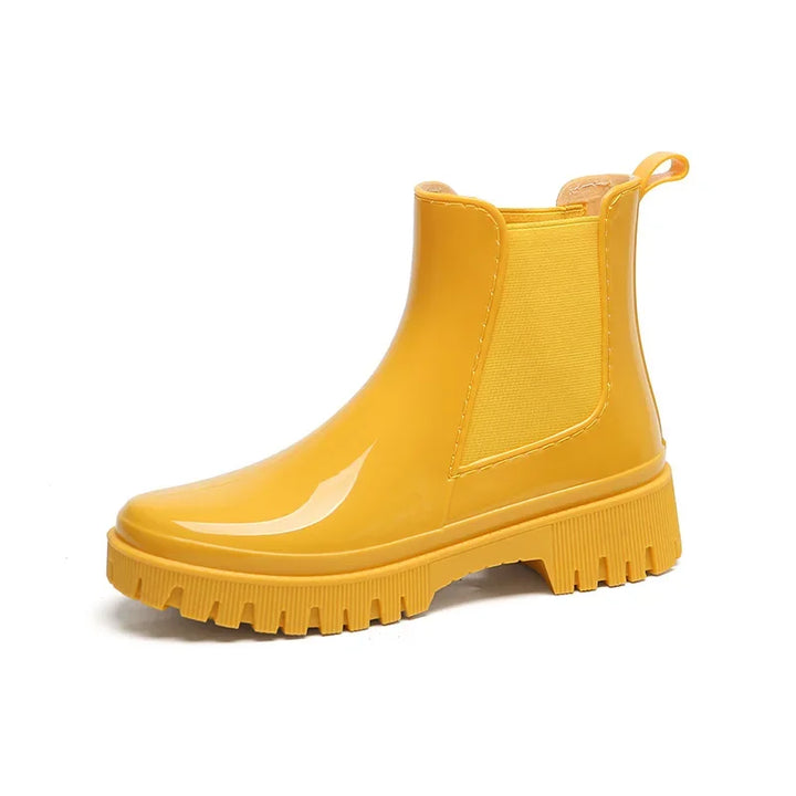 Women's Chunky Chelsea Waterproof Rain Boots - Aubrienne