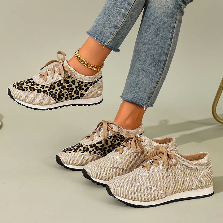 Women's Lace-Up Platform Wedge Sneakers – Marigold