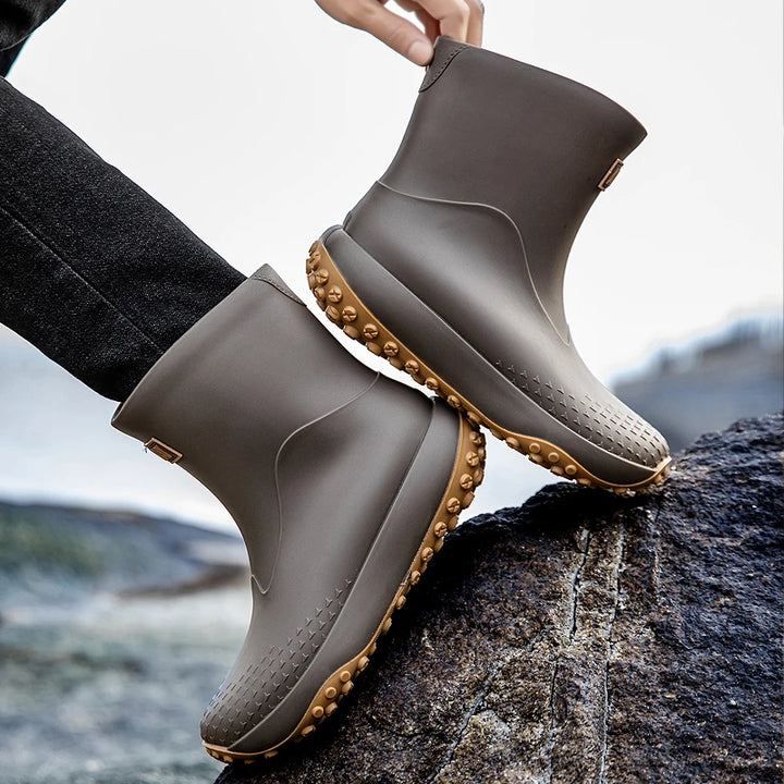 Men's Tall Waterproof Fishing & Wading Rain Boots - Aurelane